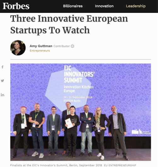 Genomic Expression featured in Forbes – WON the EIC award